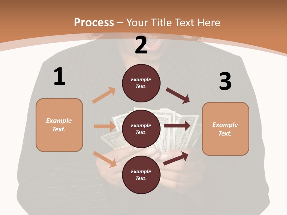 Surprised Pretty American PowerPoint Template