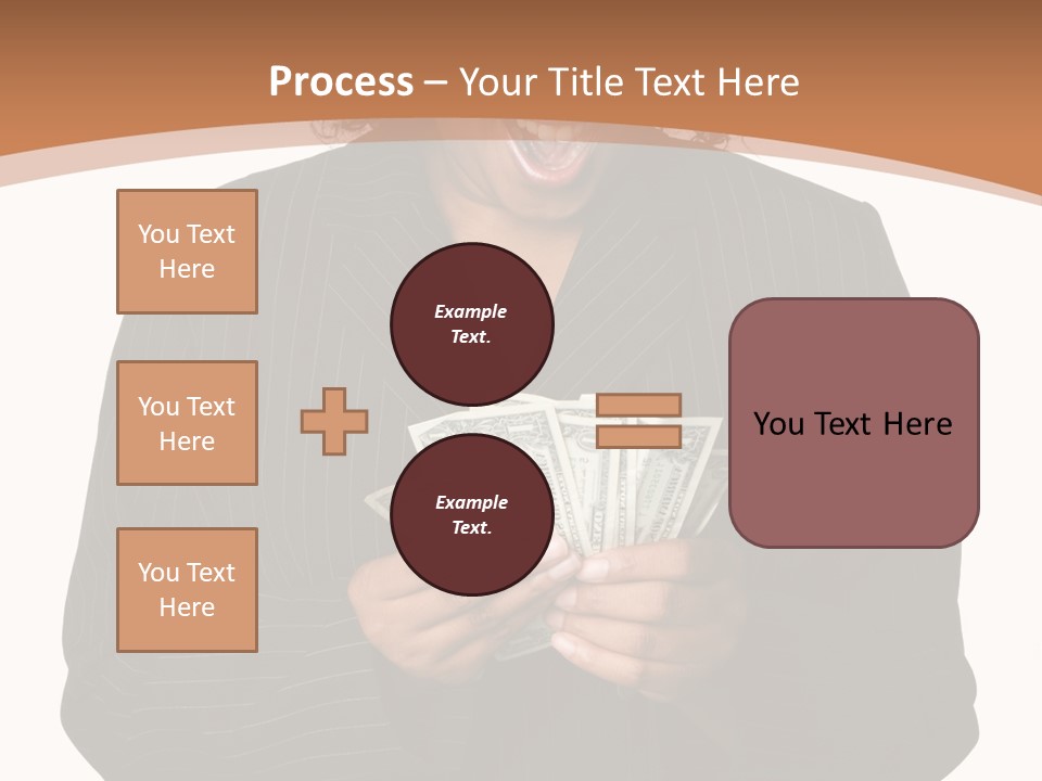 Surprised Pretty American PowerPoint Template