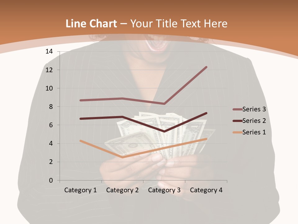 Surprised Pretty American PowerPoint Template