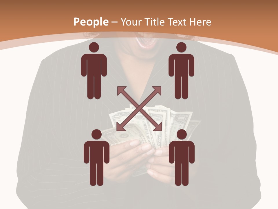 Surprised Pretty American PowerPoint Template