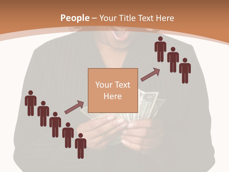 Surprised Pretty American PowerPoint Template