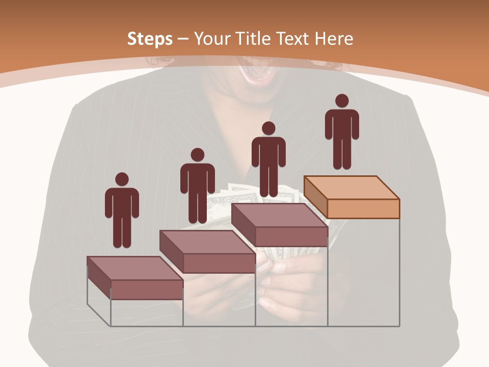 Surprised Pretty American PowerPoint Template