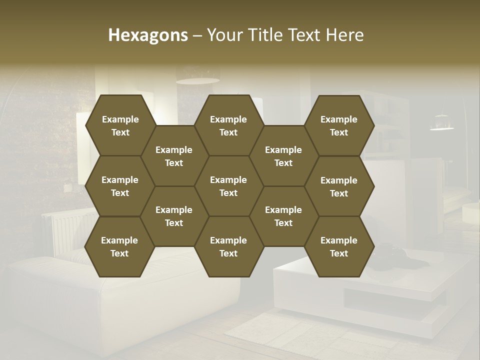 Objects Decorative Sittingroom PowerPoint Template