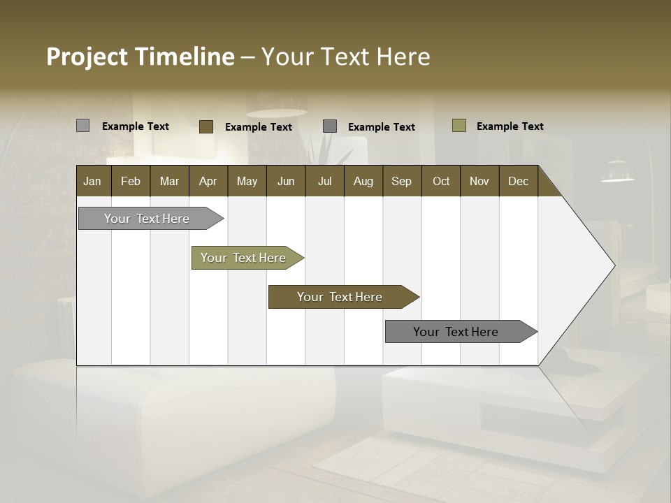 Objects Decorative Sittingroom PowerPoint Template