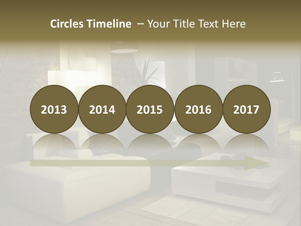 Objects Decorative Sittingroom PowerPoint Template