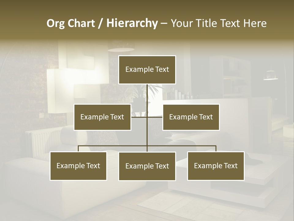 Objects Decorative Sittingroom PowerPoint Template