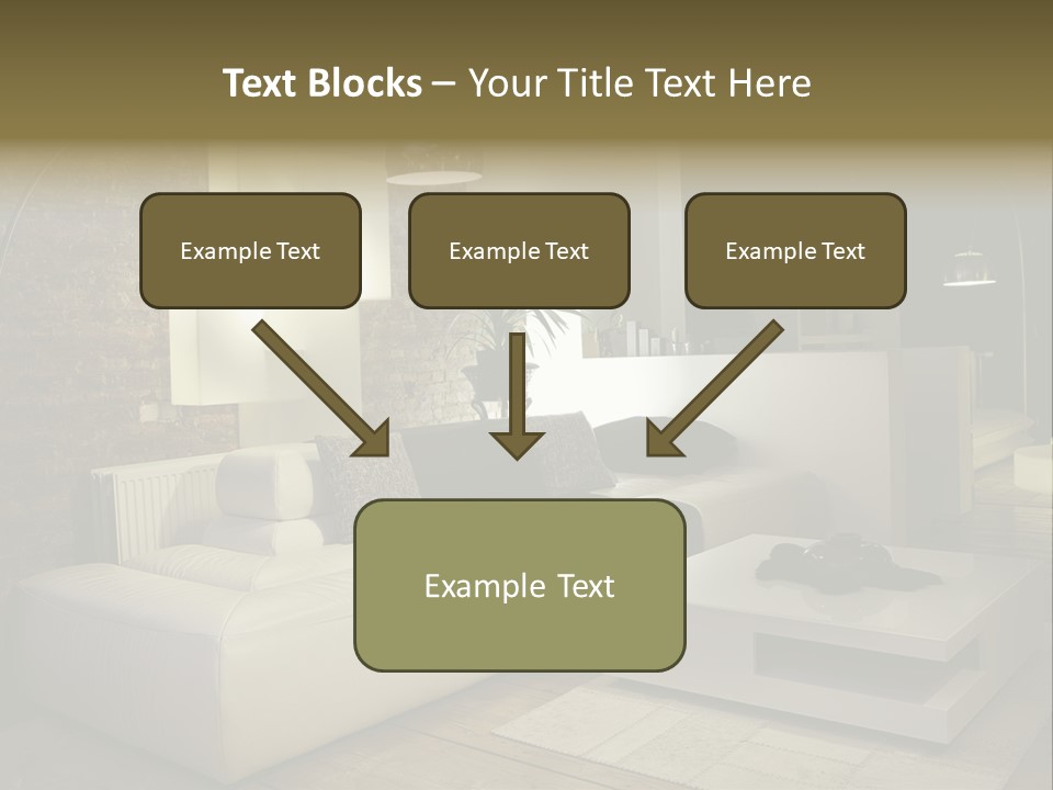 Objects Decorative Sittingroom PowerPoint Template