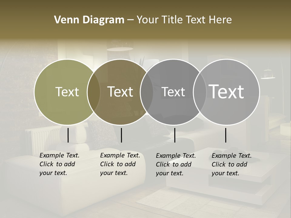 Objects Decorative Sittingroom PowerPoint Template