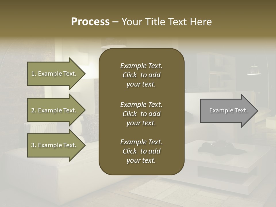 Objects Decorative Sittingroom PowerPoint Template