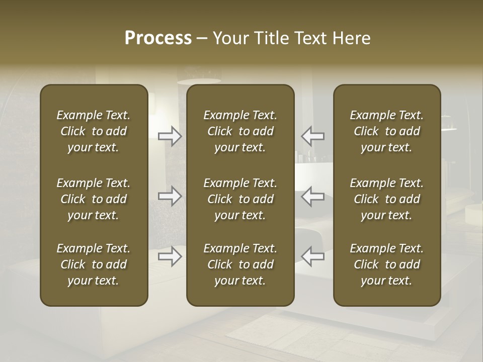 Objects Decorative Sittingroom PowerPoint Template