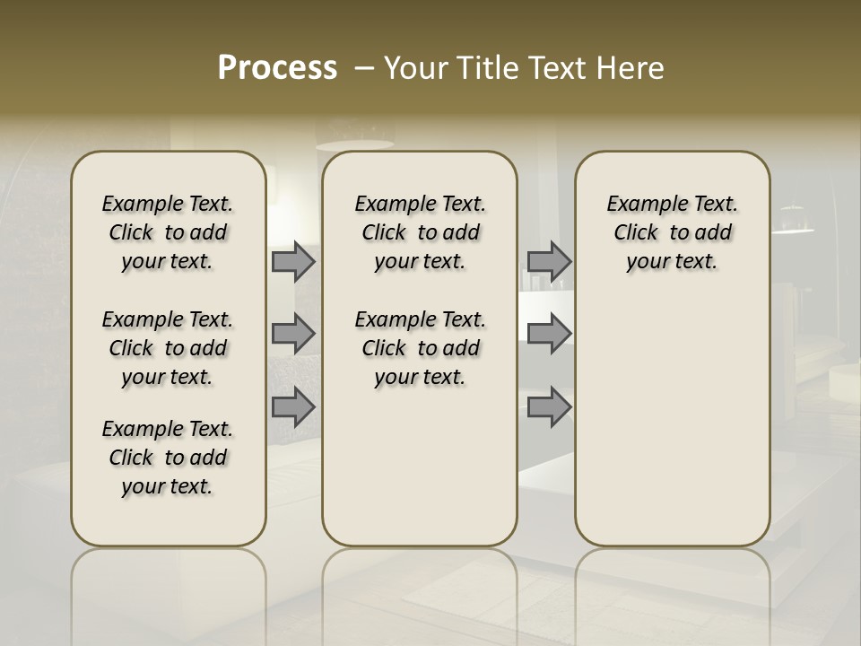 Objects Decorative Sittingroom PowerPoint Template
