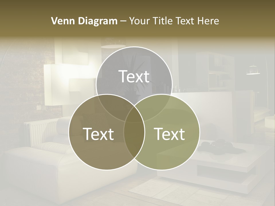 Objects Decorative Sittingroom PowerPoint Template