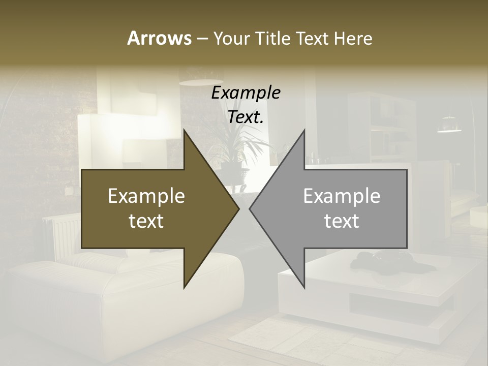 Objects Decorative Sittingroom PowerPoint Template