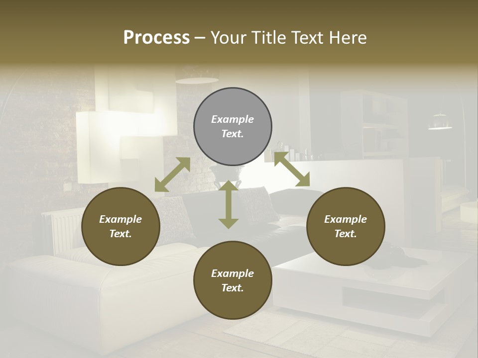 Objects Decorative Sittingroom PowerPoint Template