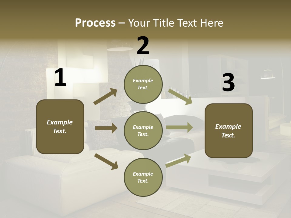 Objects Decorative Sittingroom PowerPoint Template