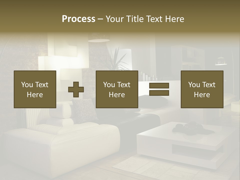 Objects Decorative Sittingroom PowerPoint Template
