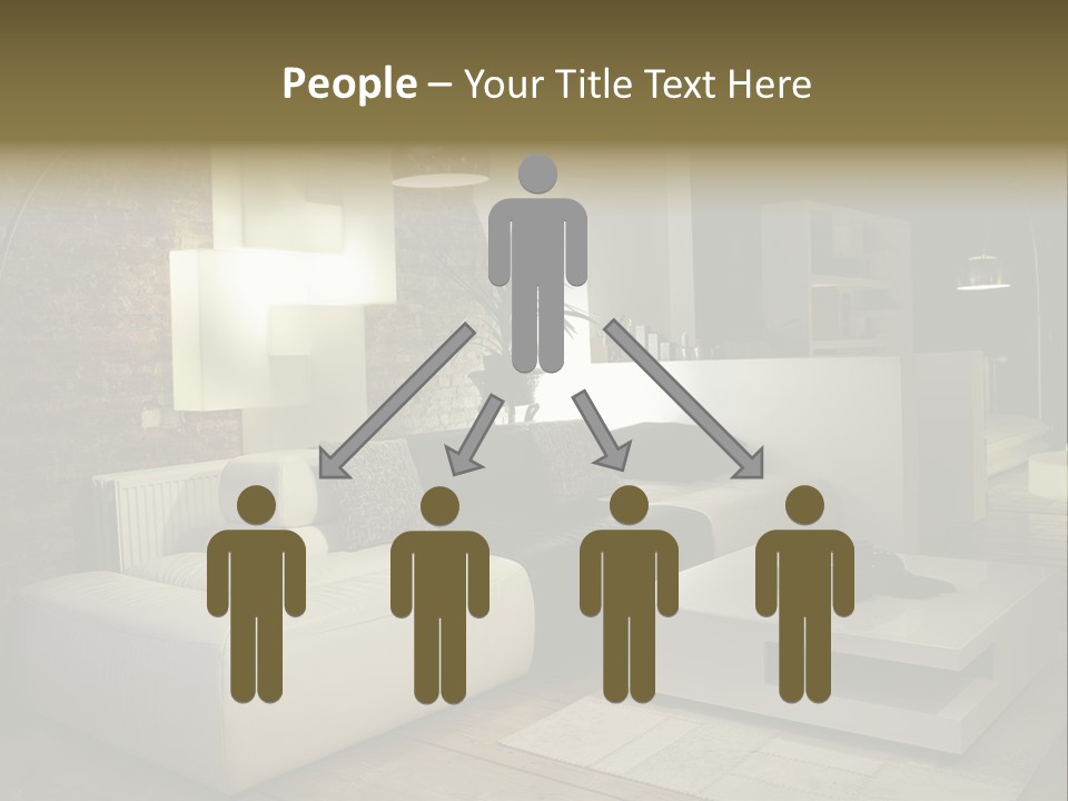 Objects Decorative Sittingroom PowerPoint Template