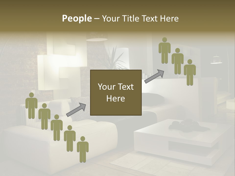 Objects Decorative Sittingroom PowerPoint Template