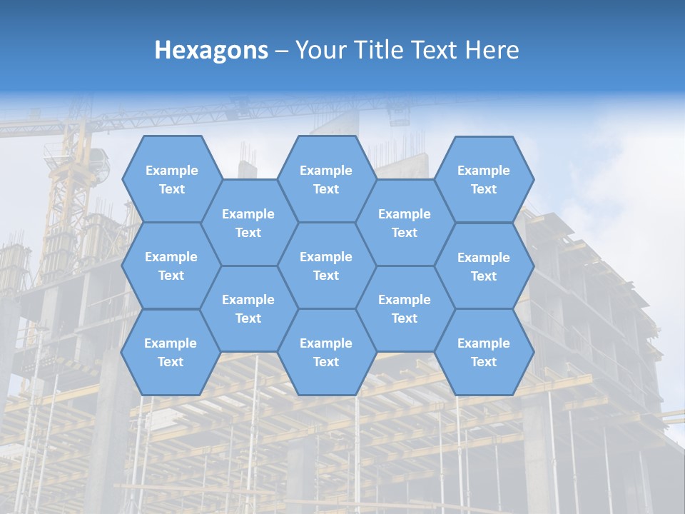 Cement Sky Industry PowerPoint Template