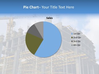 Cement Sky Industry PowerPoint Template