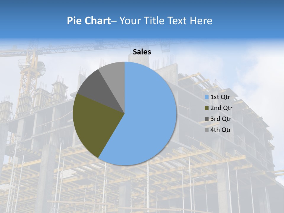 Cement Sky Industry PowerPoint Template