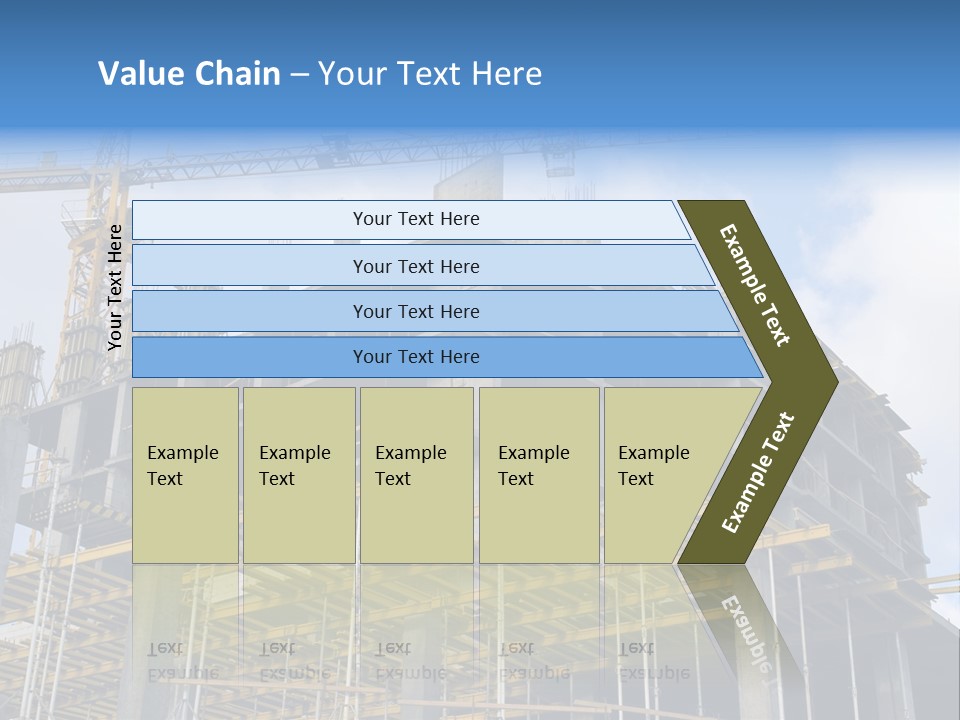Cement Sky Industry PowerPoint Template