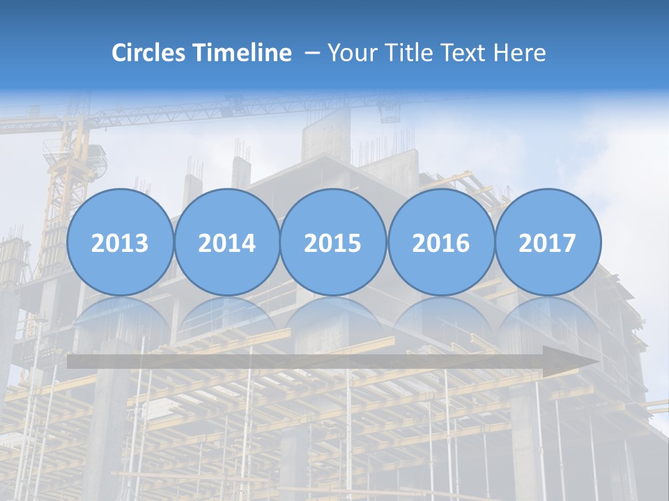 Cement Sky Industry PowerPoint Template
