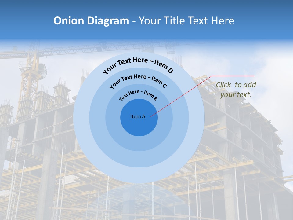 Cement Sky Industry PowerPoint Template