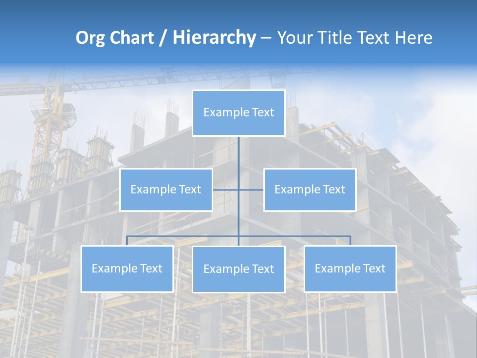 Cement Sky Industry PowerPoint Template