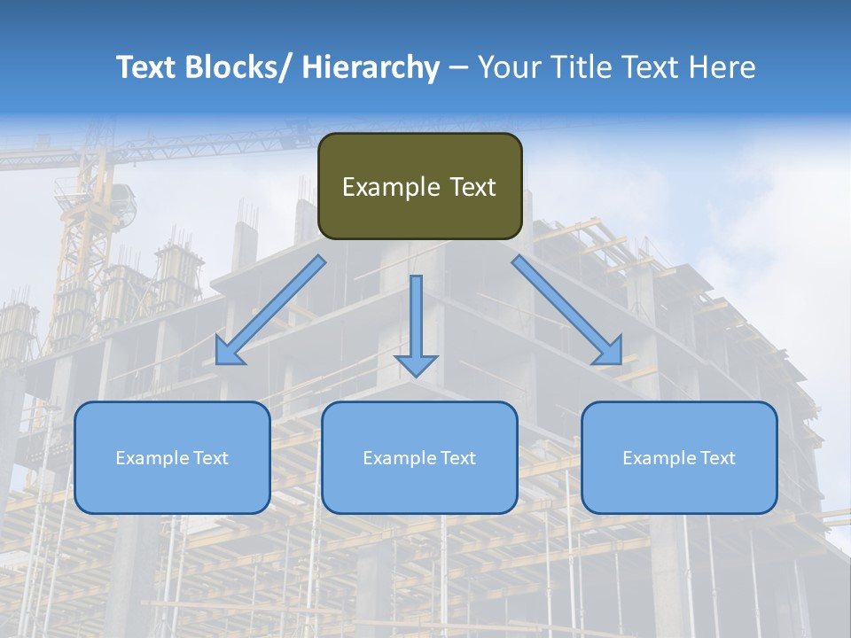 Cement Sky Industry PowerPoint Template