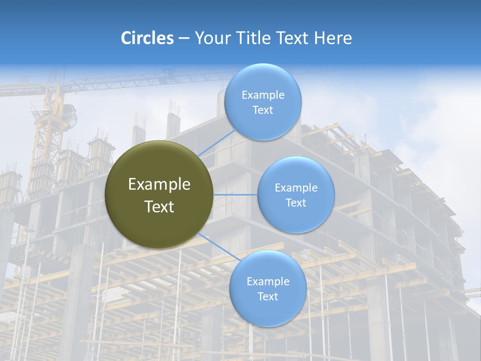 Cement Sky Industry PowerPoint Template