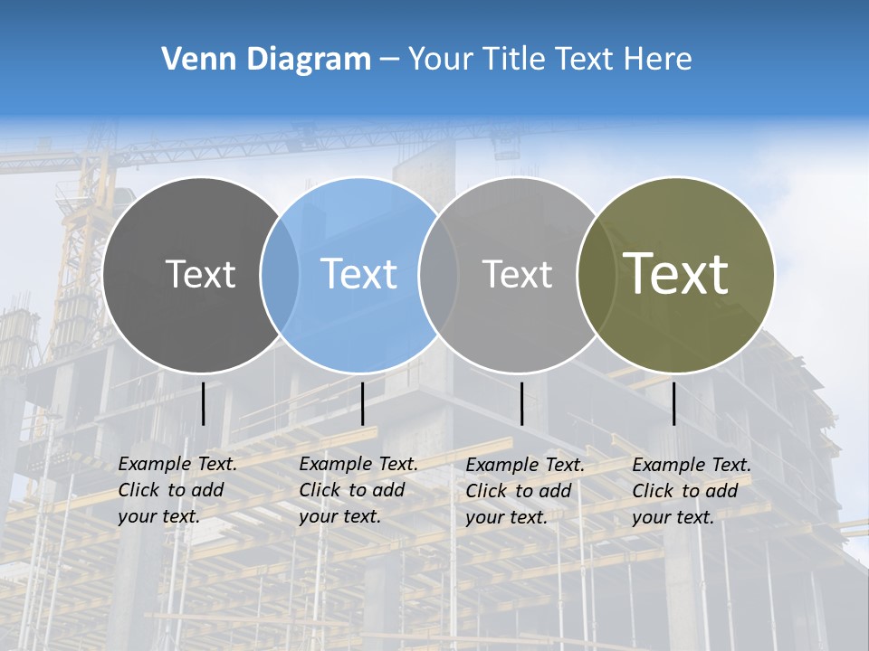 Cement Sky Industry PowerPoint Template