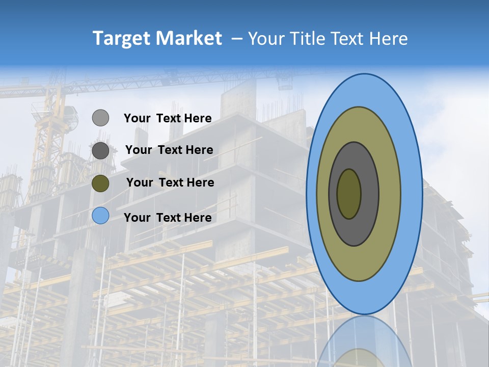 Cement Sky Industry PowerPoint Template