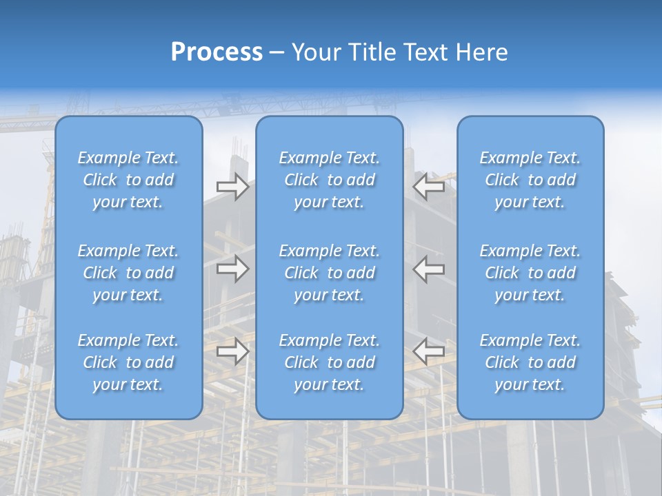 Cement Sky Industry PowerPoint Template