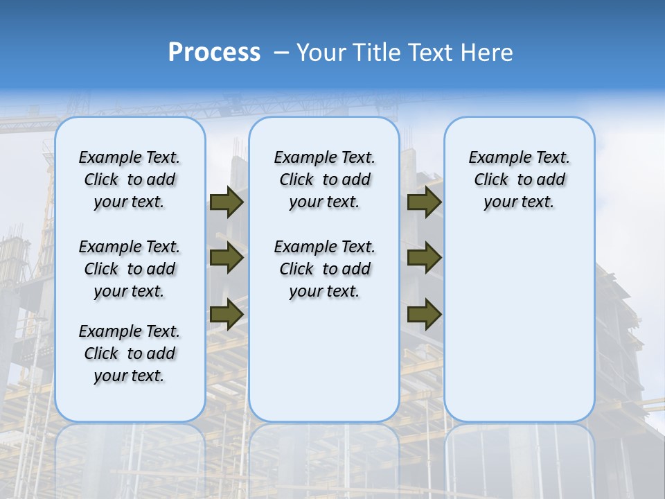 Cement Sky Industry PowerPoint Template