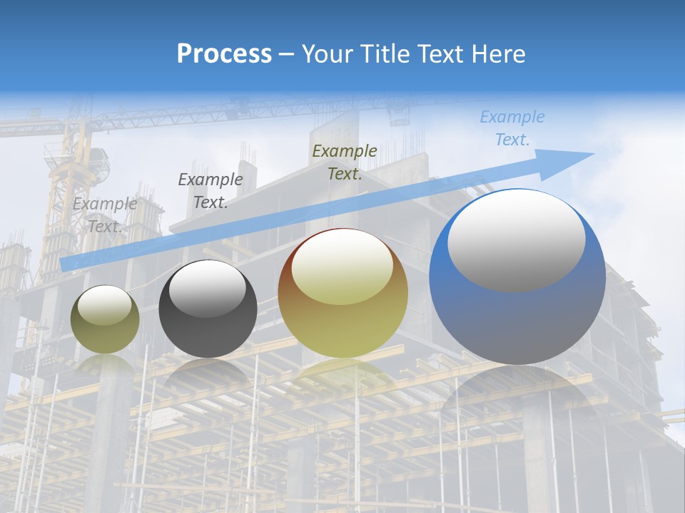 Cement Sky Industry PowerPoint Template
