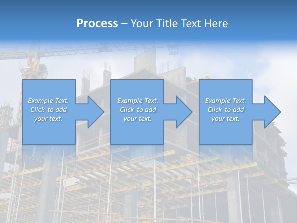 Cement Sky Industry PowerPoint Template