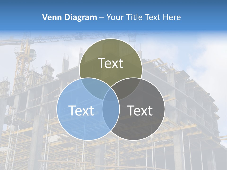 Cement Sky Industry PowerPoint Template