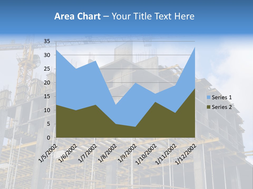 Cement Sky Industry PowerPoint Template