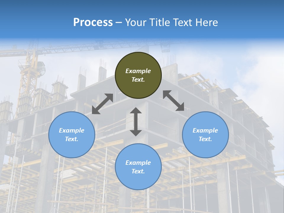 Cement Sky Industry PowerPoint Template