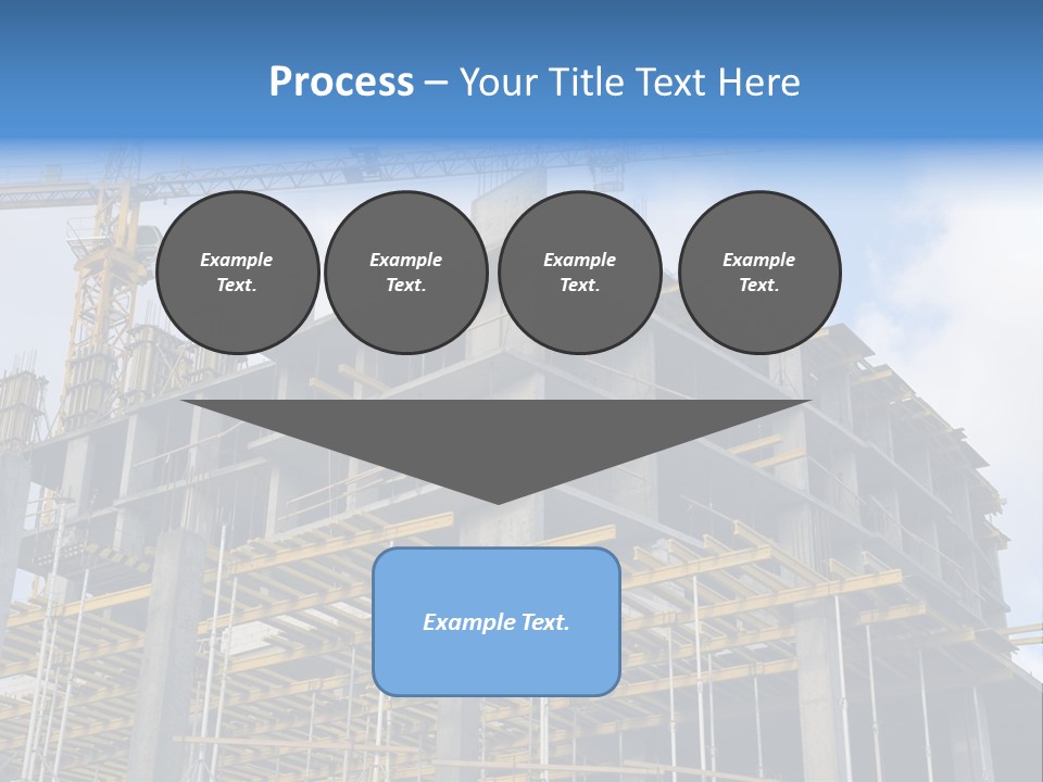 Cement Sky Industry PowerPoint Template