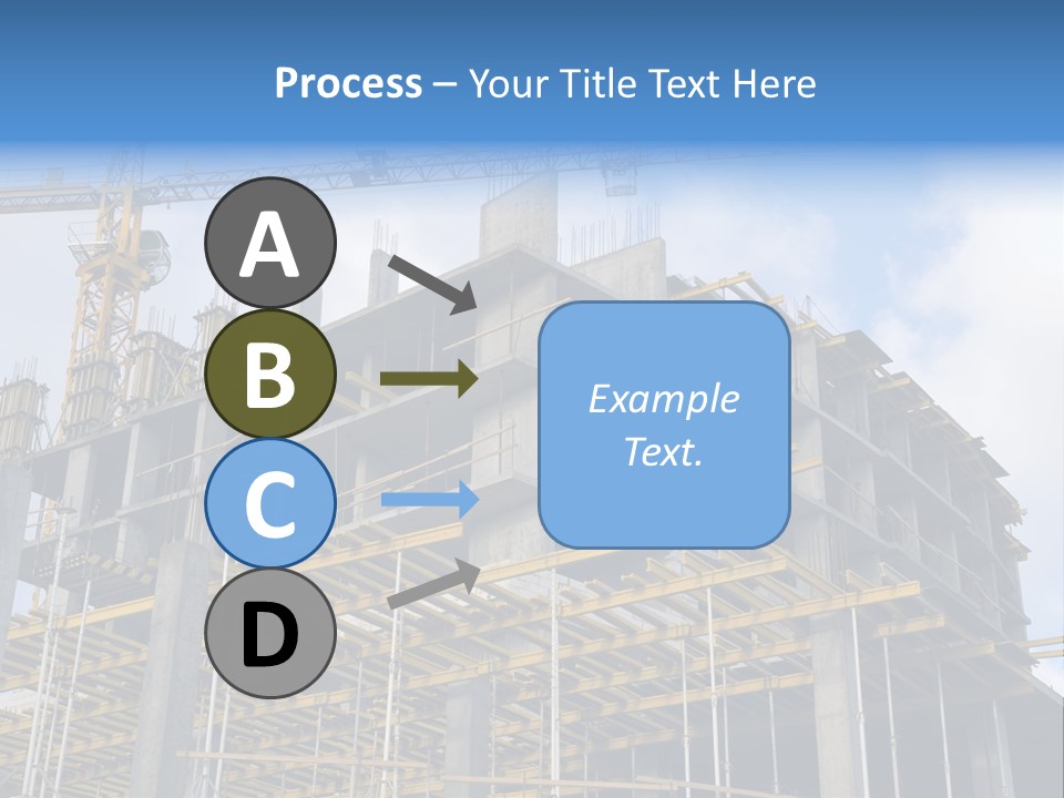 Cement Sky Industry PowerPoint Template