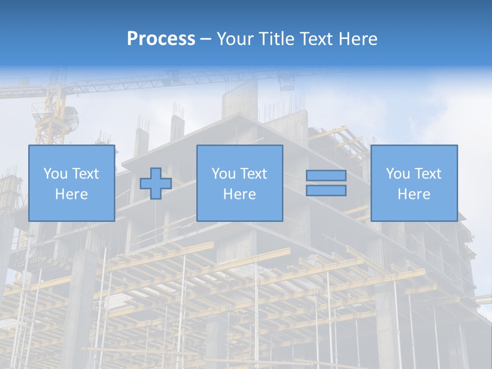 Cement Sky Industry PowerPoint Template