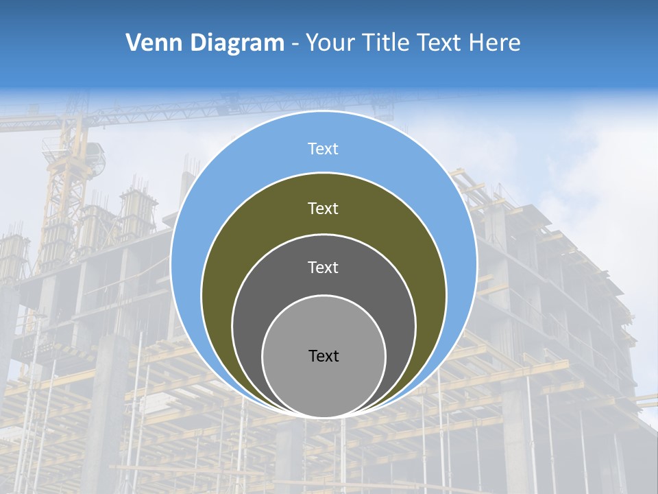 Cement Sky Industry PowerPoint Template