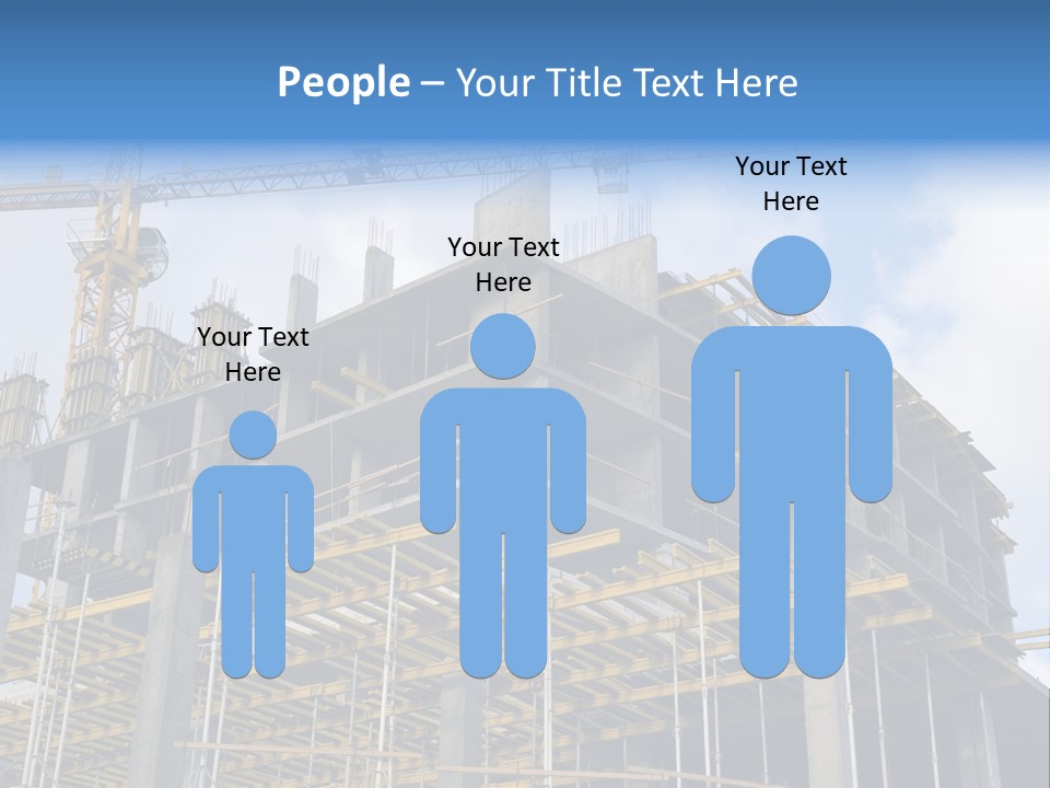 Cement Sky Industry PowerPoint Template