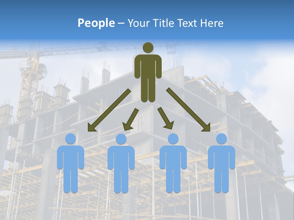 Cement Sky Industry PowerPoint Template
