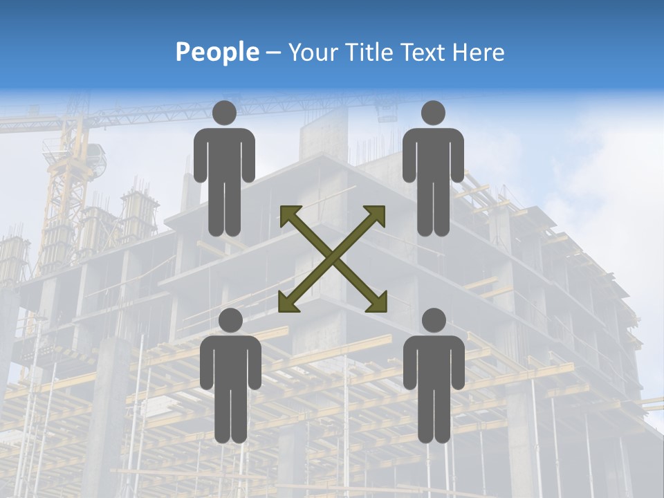 Cement Sky Industry PowerPoint Template