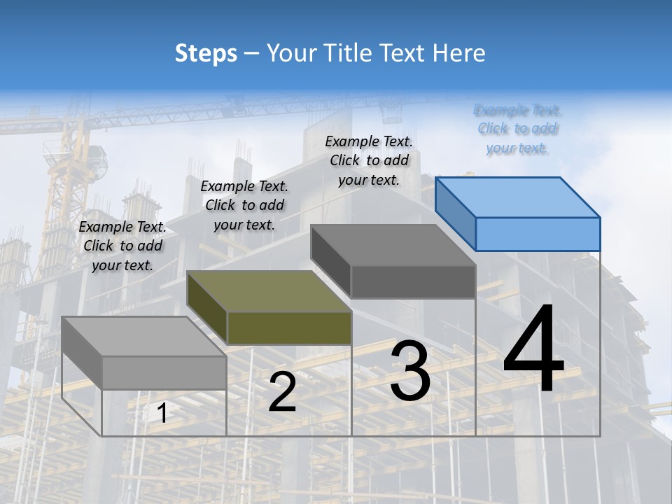 Cement Sky Industry PowerPoint Template