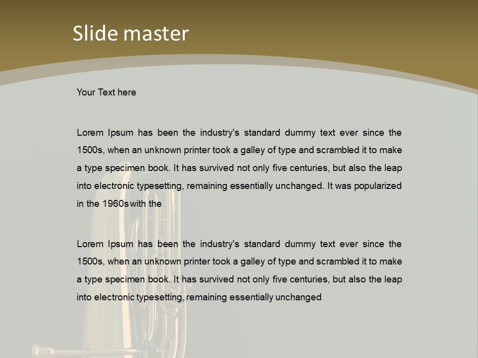 Classical Wall Fussboden PowerPoint Template