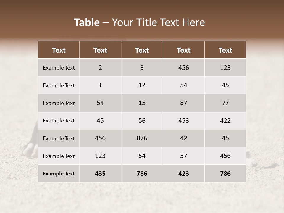 A Dog Playing With A Tennis Ball In The Sand PowerPoint Template